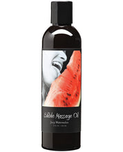 Earthly Body Hemp Edible Massage Oil - 8 oz - Assorted Flavors