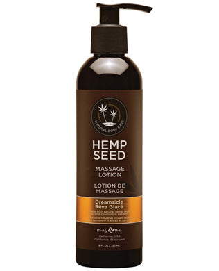 Earthly Body Hemp Seed Massage Lotion - 8 oz - Assorted Scents