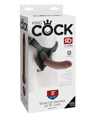 King Cock Strap On Harness w/8