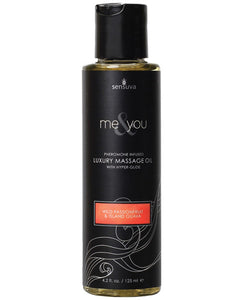 Sensuva Me & You Massage Oil 4.2 oz  - Assorted Scents