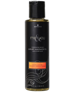 Sensuva Me & You Massage Oil 4.2 oz  - Assorted Scents