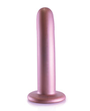 Shots Ouch 6" Smooth G-Spot Dildo - Rose Gold