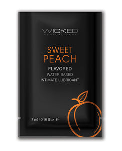 Wicked Sensual Care Water Based Lubricant .1 oz - Assorted Flavors