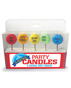 X-Rated Party Candles - Set of 5