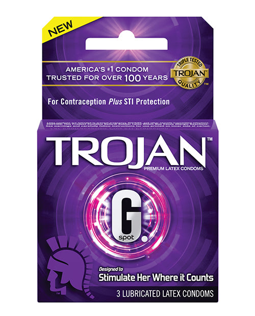 Trojan G Spot Stimulate Her Where It Counts - Box of 3