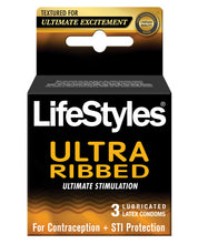 Lifestyles Ultra Ribbed - Box of 3