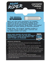 Lifestyles Rough Rider Studded Condom Pack - Pack of 3