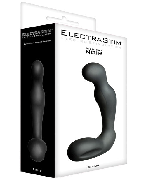 ElectraStim Accessory - Silicone Sirius Prostate Massager - Black