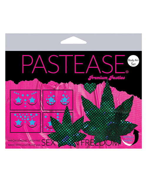 Pastease Body Set Disco Leaf - Green O/S