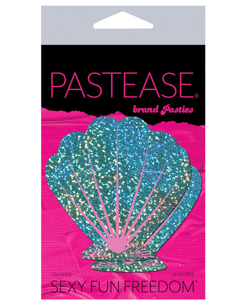 Pastease Glitter Shell - Seafoam Green and Pink O/S
