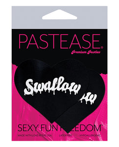 Pastease Swallow Hearts - Black/White O/S