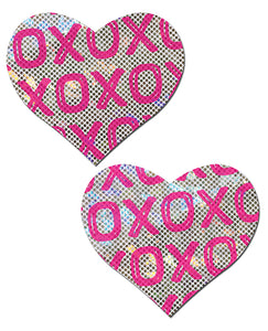 Pastease Glitter XOXO Heart - Pink/White O/S