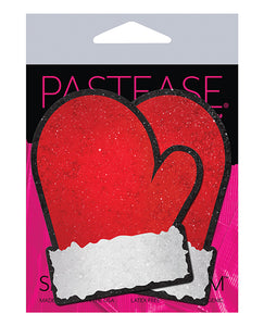 Pastease Santa Mittens - Red/White O/S