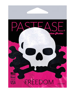 Pastease Sullen Skull - Black/White O/S