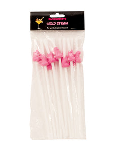 Bachelorette Party Willy Straw - Pack of 12