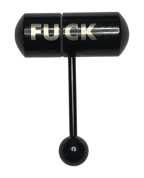 Lix Oral Vibrator Fuck Tongue Ring - Black