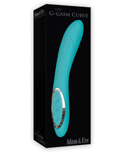 Adam & Eve G Gasm Curve Rechargeable Vibrator - Teal