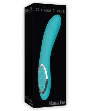 Adam & Eve G Gasm Curve Rechargeable Vibrator - Teal