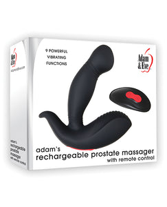 Adam & Eve Adam's Prostate Massager w/Remote - Black