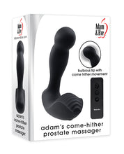 Adam & Eve Adam's Come Hither Prostate Massager w/Remote - Black