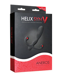 Aneros Helix Syn V Prostate Massager- Black