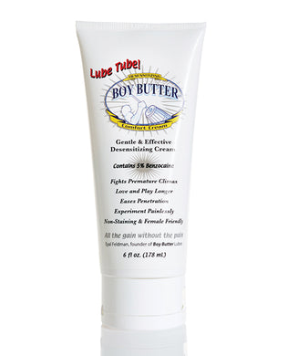 Boy Butter Desensitizing Comfort Cream - 6 oz Lube Tube