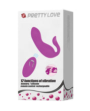 Pretty Love Tyler Couples Stimulator w/Remote - 12 Function Fuchsia
