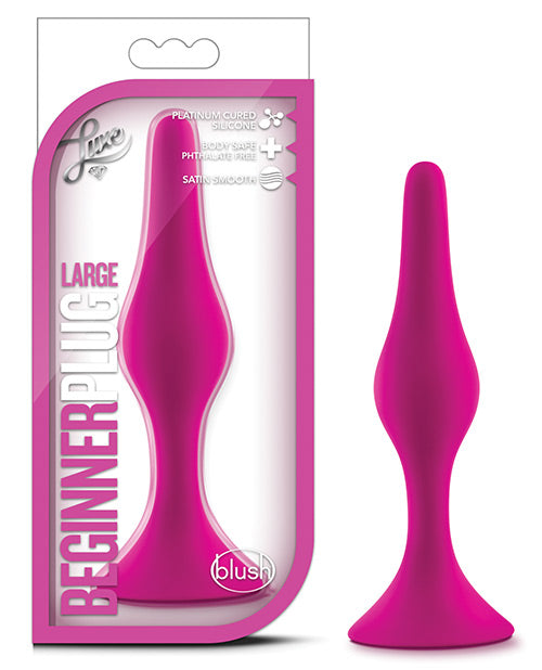 Blush Luxe Beginner Plug Large - Pink
