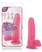 Blush Glow Dicks 6.75" The Rave - Pink