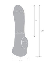 Blue Line C & B 6.25" Transparent Penis Enhancing Sleeve Extension - Clear