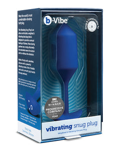 b-Vibe Vibrating Weighted Snug Plug XL - 247 g Navy