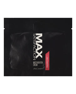 Max Satisfaction Masturbation Cream Foil