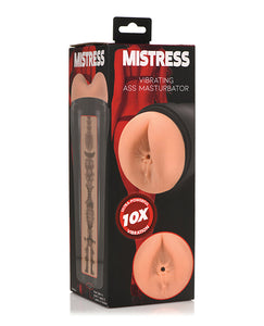 Curve Toys Mistress Vibrating Ass Masturbator - Tan