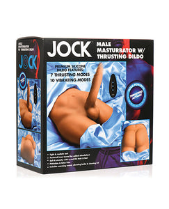 Curve Toys Jock Male Masturbator w/Thrusting Dildo