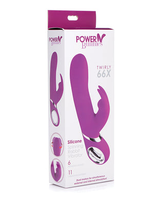 Curve Novelties Power Bunnies Twirly 66x - Purple
