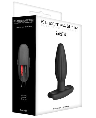 ElectraStim Accessory - Silicone Noir Rocker Butt Plug - Small