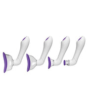 Bloom Intimate Body Automatic Vibrating Rechargeable Pump - Purple/White