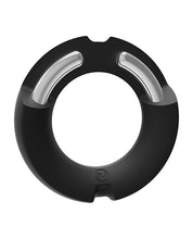 Kink Hybrid Silicone Covered Metal Cock Ring - 3 Sizes