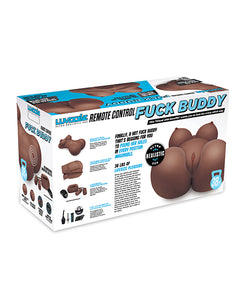 Luvdolz Remote Control Rechargeable Fuck Buddy w/Douche - Mocha