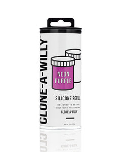 Clone-A-Willy Silicone Refill - Neon Purple