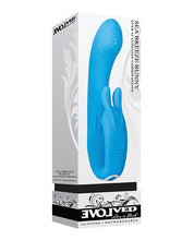 Evolved Sea Breeze Bunny Rechargeable Dual Stim - Blue