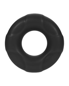 Forto F-33 21mm Liquid Silicone Cock Ring - Black