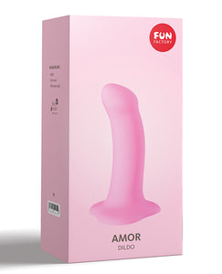 Fun Factory Amor 5.5" Silicone Dildo - Candy Rose