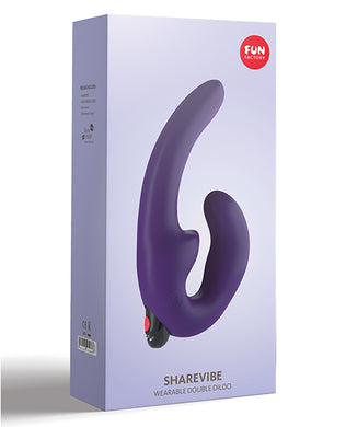 Fun Factory Sharevibe Vibrating Wearable Dildo - Assorted Colors