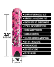 Buzzed 3.5" Rechargeable Bullet - Blazing Beauty Pink