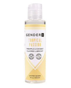 Gender X Flavored Lube - 4 oz Tropical Passion
