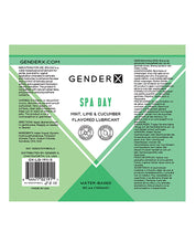 Gender X Flavored Lube - 4 oz Spa Day