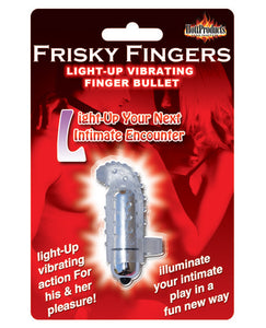 Frisky Finger Light Up Vibrating Finger Bullet