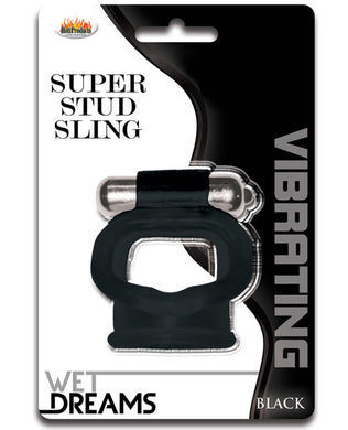 Wet Dreams Super Stud Sling - Black