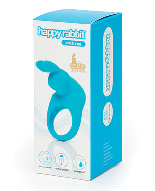 Happy Rabbit Rechargeable Cock Ring - Blue